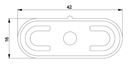 Pièce intermédiaire pour porte-rouleaux 220718