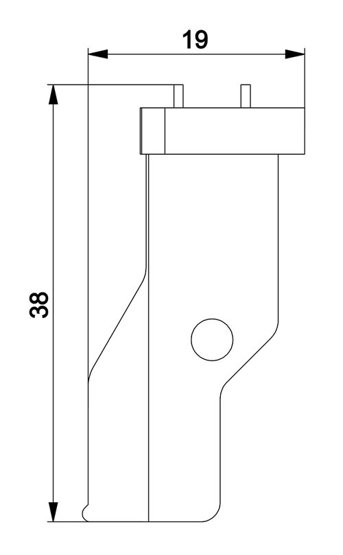 Angle de porte gauche 508865