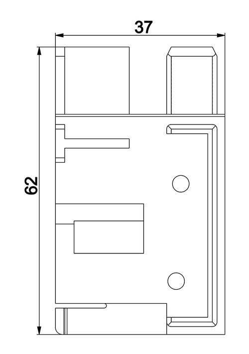 Eckverbinder AC oben