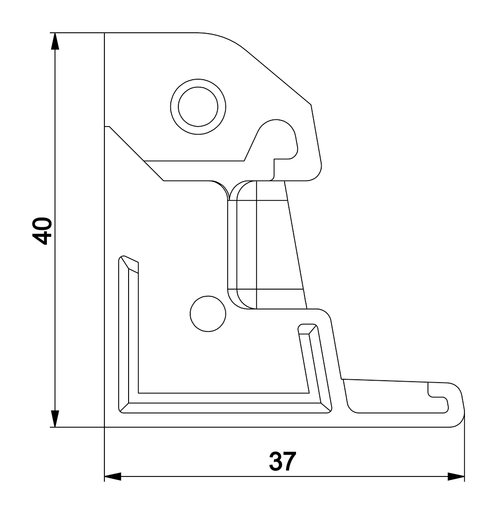 Connecteur angle AC L