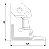 Connecteur angle AC L