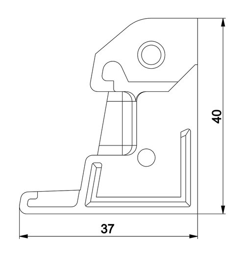 Connecteur angle AC R