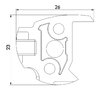support Profil de porte