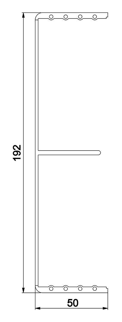 Abschlusskragen gebogen