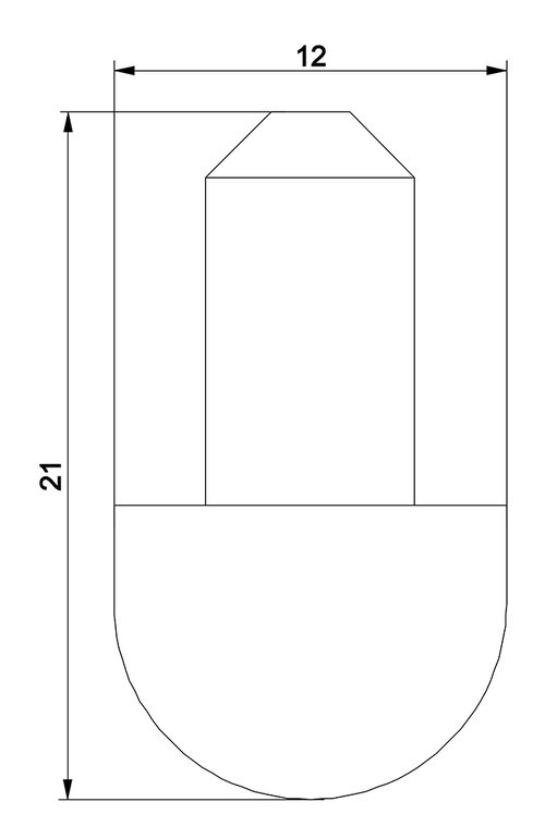 Tampon pour 220723 / 724 blanc