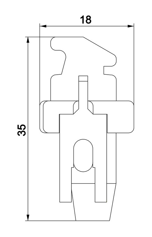 Klemmhalter für 505781 rechts