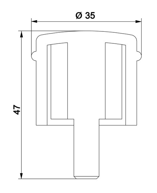Türgriff-Gegenstück für 230098