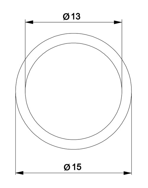Douille de distance pour fixation murale