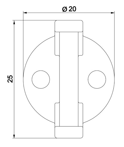 Goupille cylindrique-appui