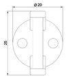Goupille cylindrique-appui