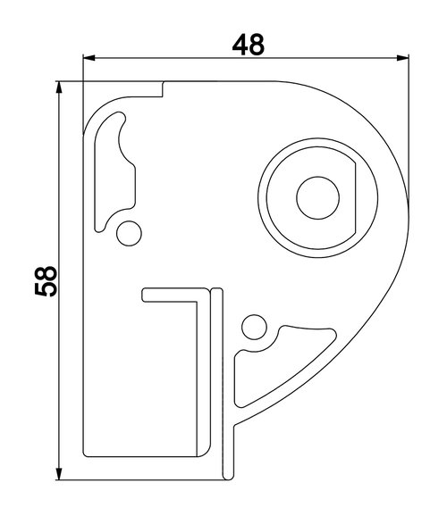 support haut pour D 8644 miroir