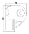 support haut pour D 8644 miroir