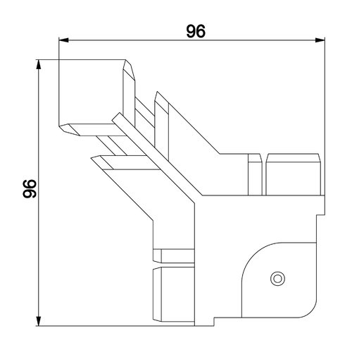 Eckverbinder (Abdeckung) zu Zoom AC