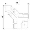 Eckverbinder (Abdeckung) zu Zoom AC