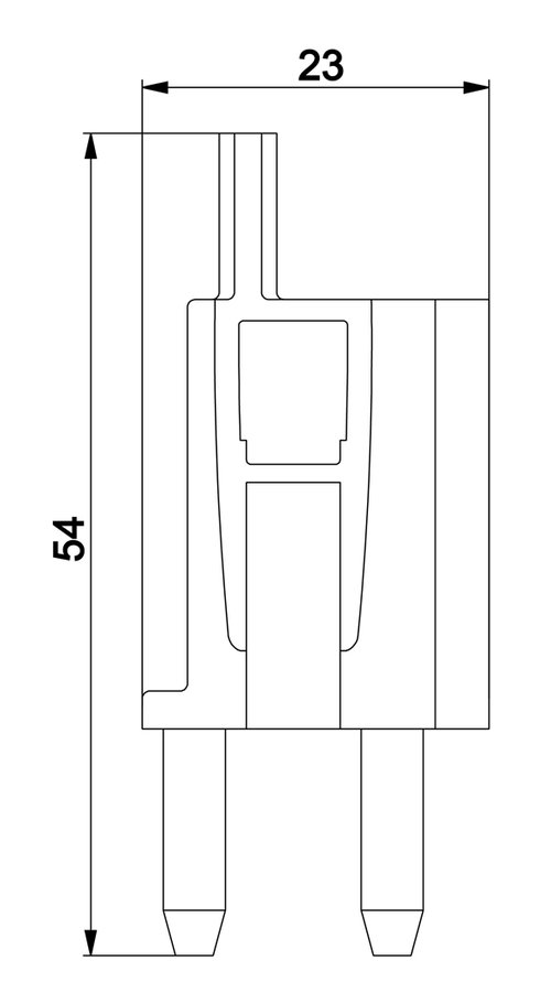 Connecteur angle Porte coulissante