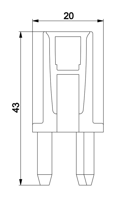 Connecteur angle  Porte coulissante