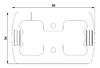 Lame intermédiaire diagonale