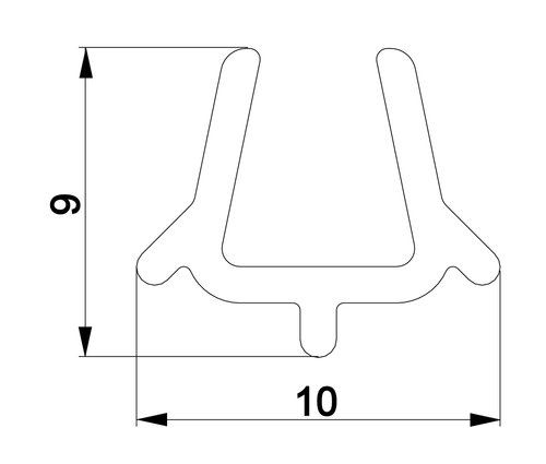 Profilé d'écoulement