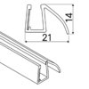 Barre magnétique TG avec bandeau bande d'acier
