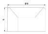 Lagerbuchse Ø 8 x 3,6 x 5 mm