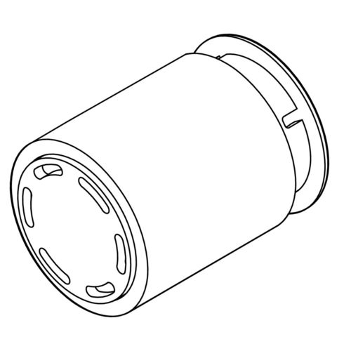 Sous-ensemble patin magnétique entièrement encadré 25mm réglable