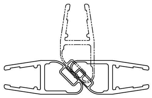 Magnetdichtprofil 90°_180° 5mm ESG
